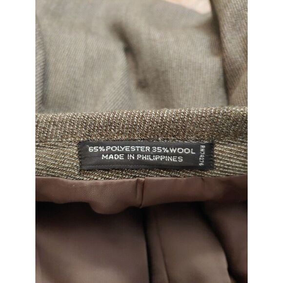 Enrico Gelini VINTAGE Mens Size 42R Brown Chambray Blazer. - Picture 4 of 12
